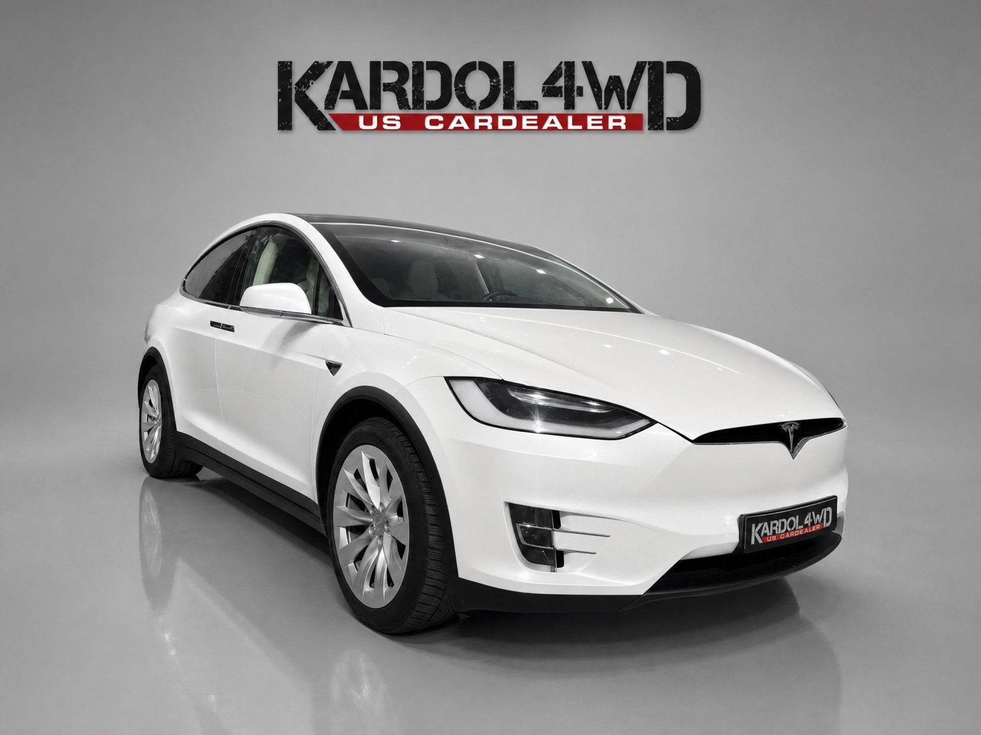 Tesla Model X 75D Base 7p. (bj 2018, automaat), Automaat, Model X, Gebruikt, Beige
