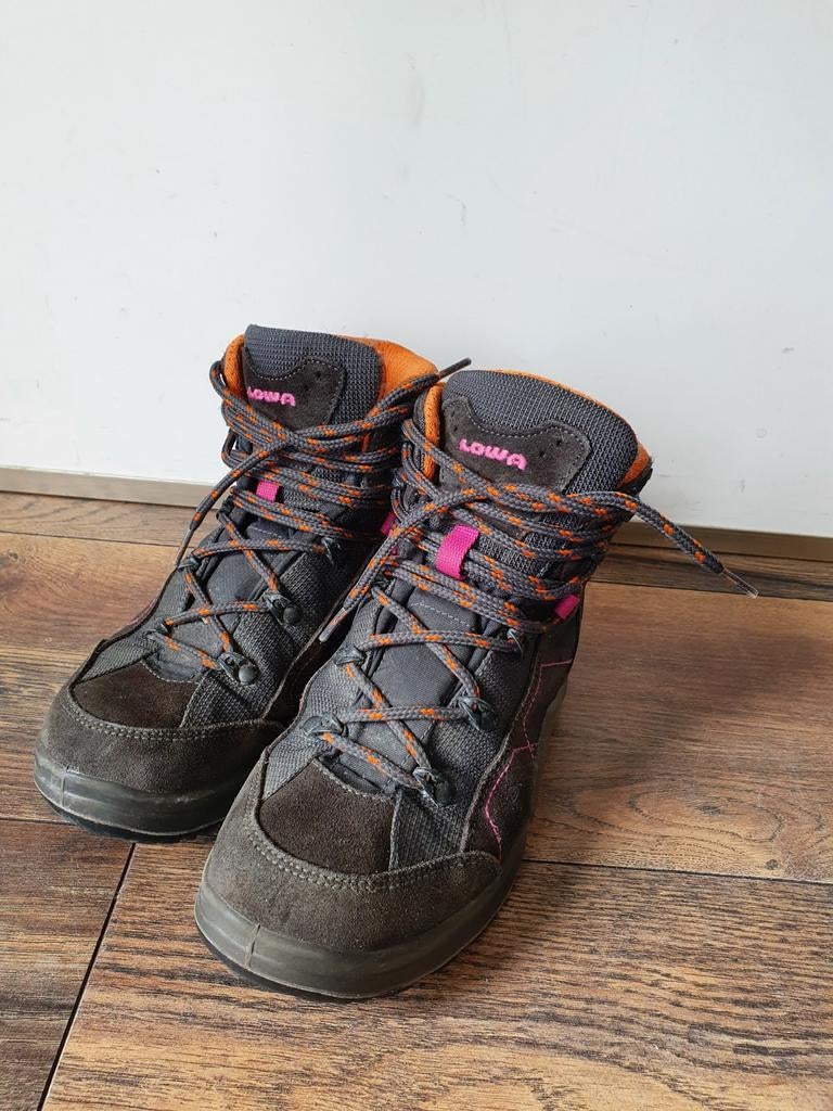 Lowa Kody III GTX Mid Junior - Roze/Oranje - Nette staat, Ophalen of Verzenden