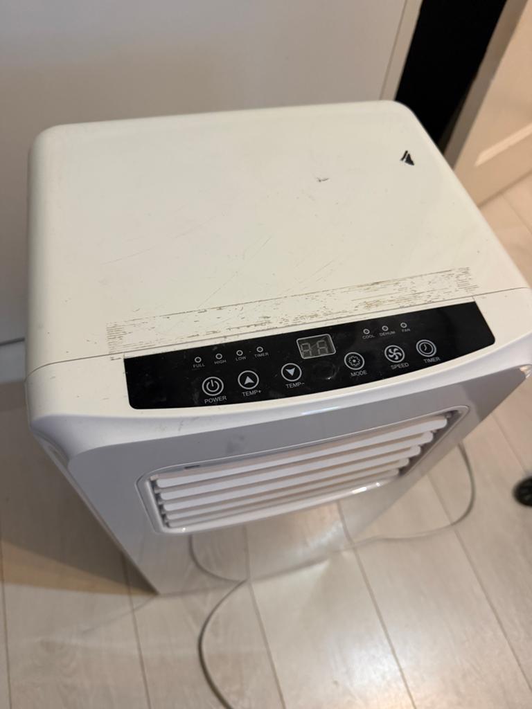 FUAVE Mobiele airco - Wit (785W), Ophalen, Gebruikt, Minder dan 60 m³, Timer