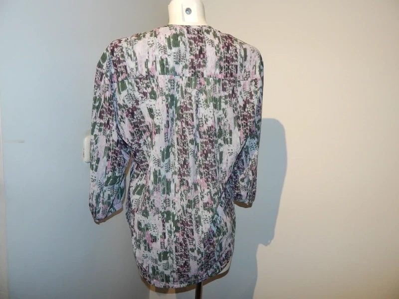 Iro blouse in print koortjes om te strikken sier 1 36/38, Maat 36 (S), Meerkleurig, Verzenden, Iro
