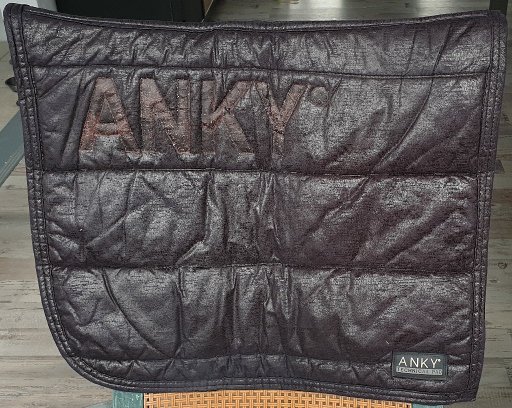 Zwart Anky dekje met schade, maat full, Dieren en Toebehoren, Paarden en Pony's | Dekens en Dekjes, Full (L), Gebruikt, Dressuurdekje