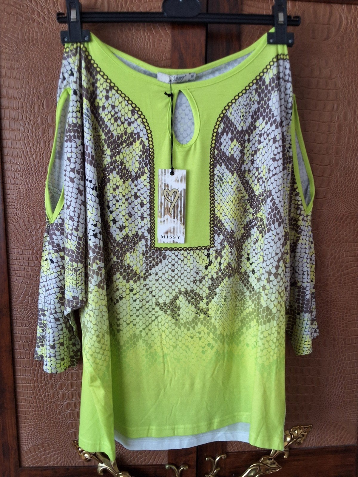 Missy top met slangeprint  nieuw, Ophalen, Nieuw, Blouse of Tuniek