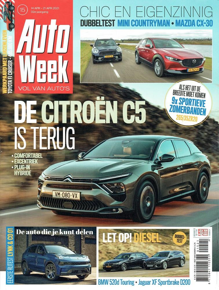 Autoweek 2021 nr. 15 (o.a. Mazda CX-30 & Mini Countryman), Verzenden, Gelezen, Algemeen
