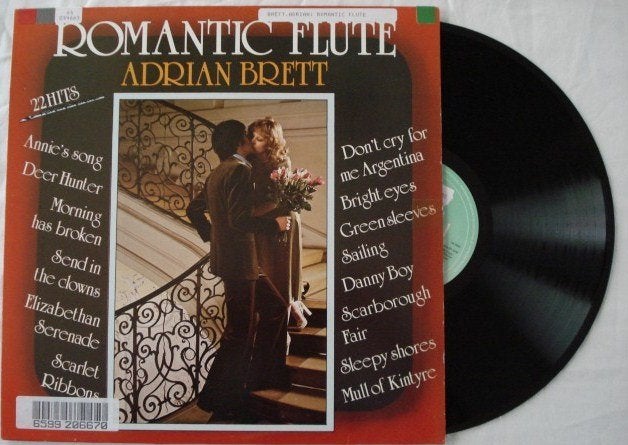 Adrian Brett - Romantic flute, LP, Ophalen of Verzenden, Zo goed als nieuw, 12 inch