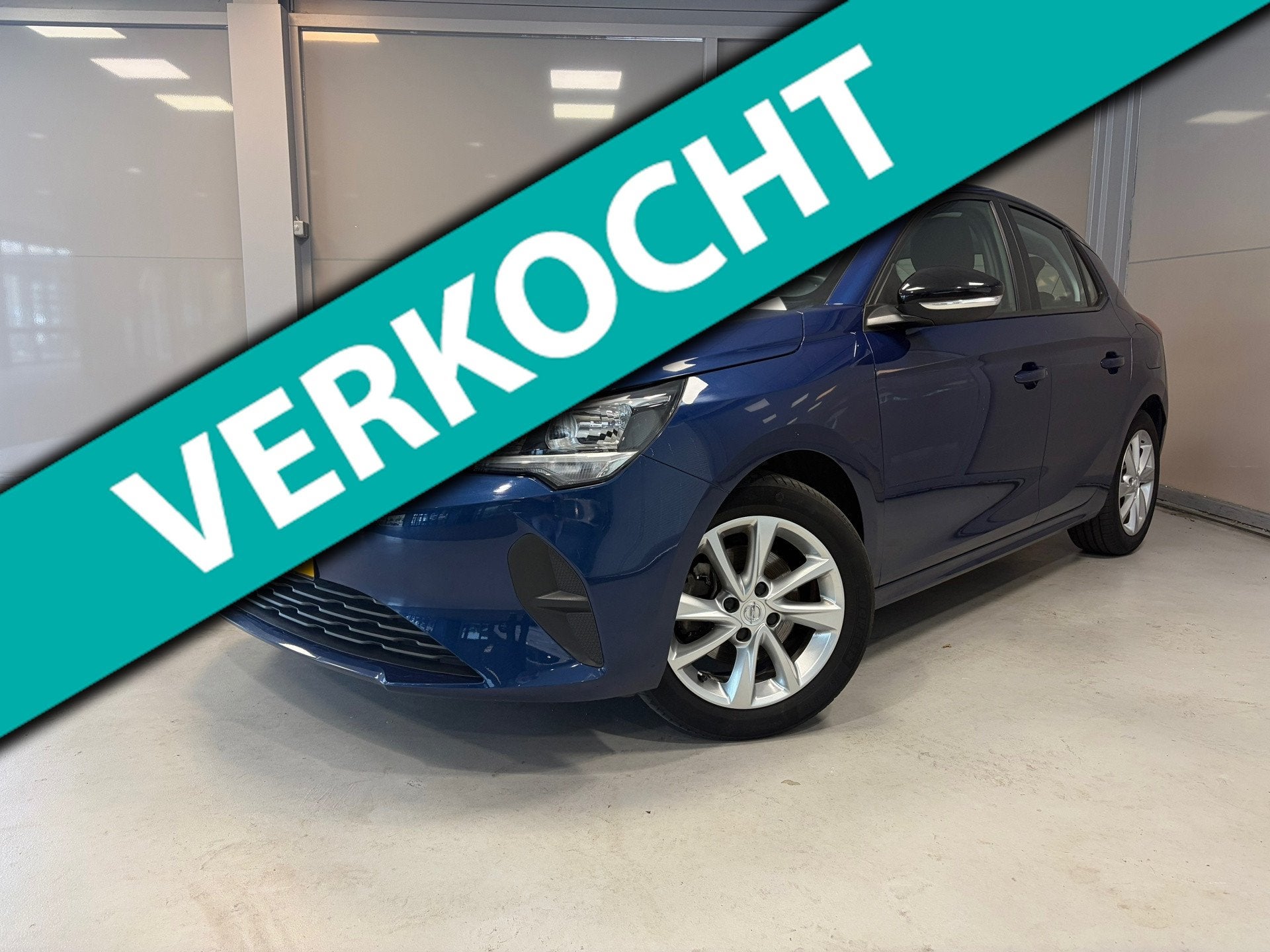 Opel Corsa Edition 1.2Turbo 100pk | Carplay | Parkpilot | Ai, Auto's, Voorwielaandrijving, Gebruikt, Blauw, 49 €/maand