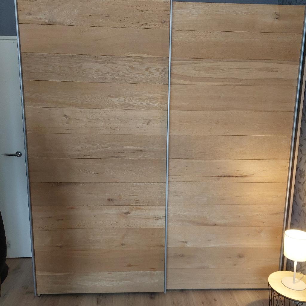 Linnenkast met schuifdeuren, Huis en Inrichting, Kasten | Kledingkasten, Ophalen, Gebruikt, 200 cm of meer, Met plank(en)