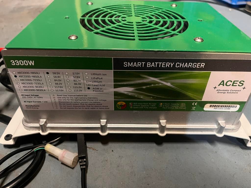 ACES 3300W Slimme Batterijlader - AGM, Computers en Software, Interne voedingen, Ophalen of Verzenden, Zo goed als nieuw