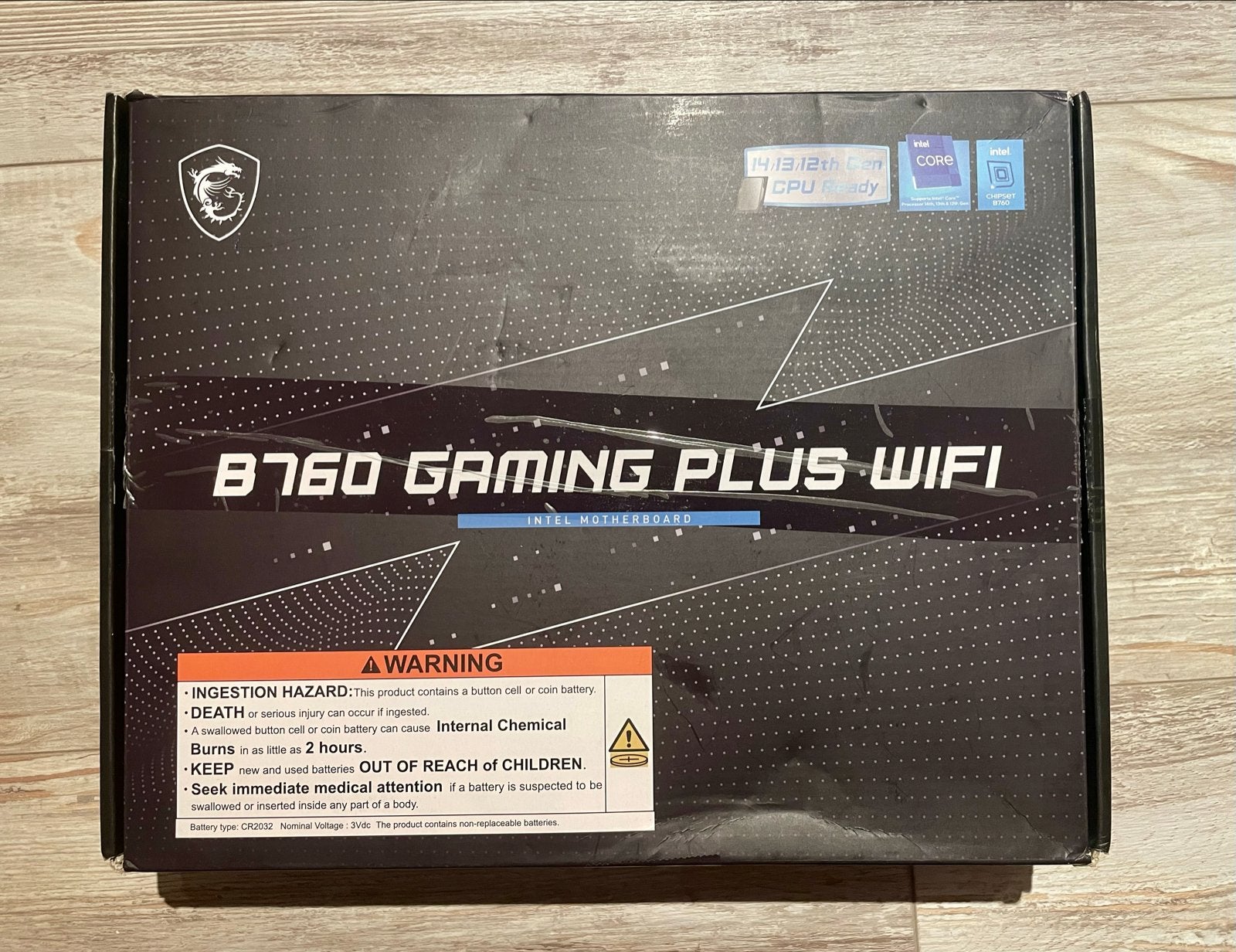 Like New -MSI B760 GAMING PLUS WIFI | Intel LGA 1700, LGA 1700, Ophalen of Verzenden, Zo goed als nieuw, ATX