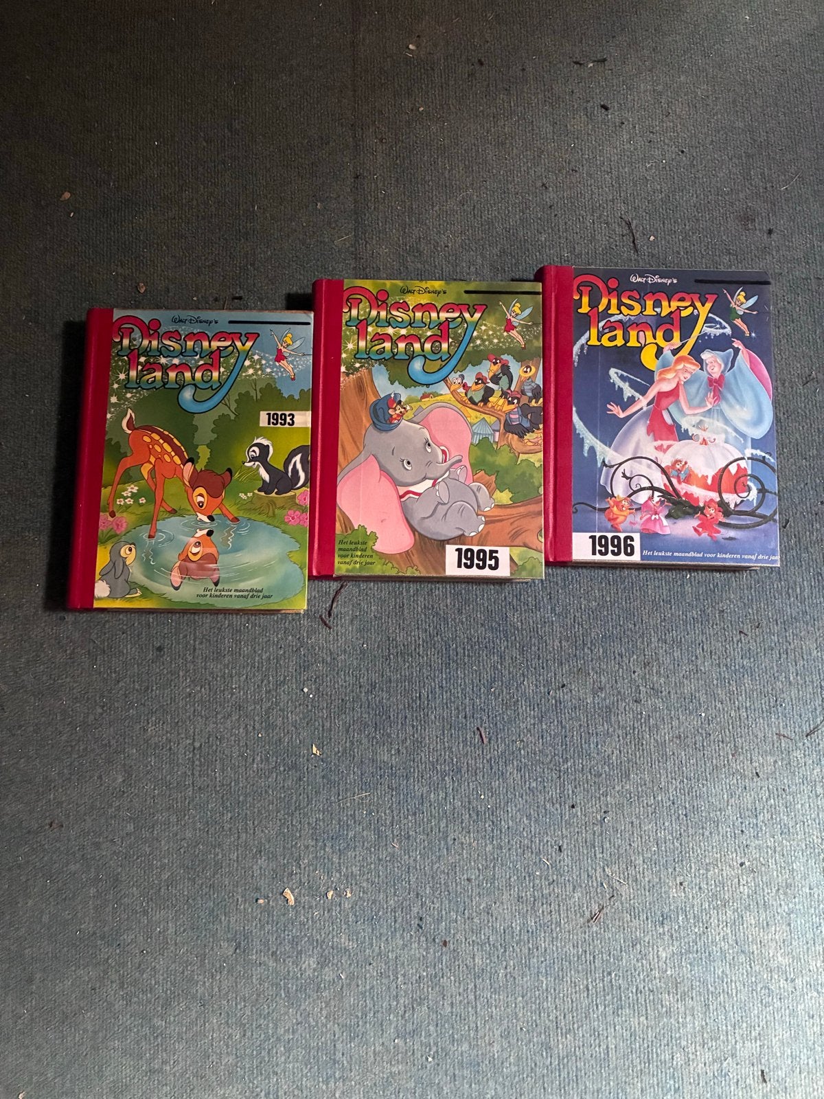 Disney Land Jaarboeken 1993, 1995, 1996  sprookjesboe, Boeken, Ophalen of Verzenden, Gelezen, Sprookjes