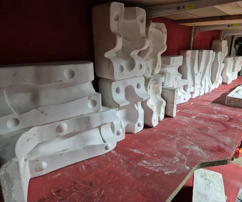 Gipsen Gietmallen voor Poppen en Beelden, Hobby en Vrije tijd, Ophalen, Gebruikt, Gereedschap of Toebehoren