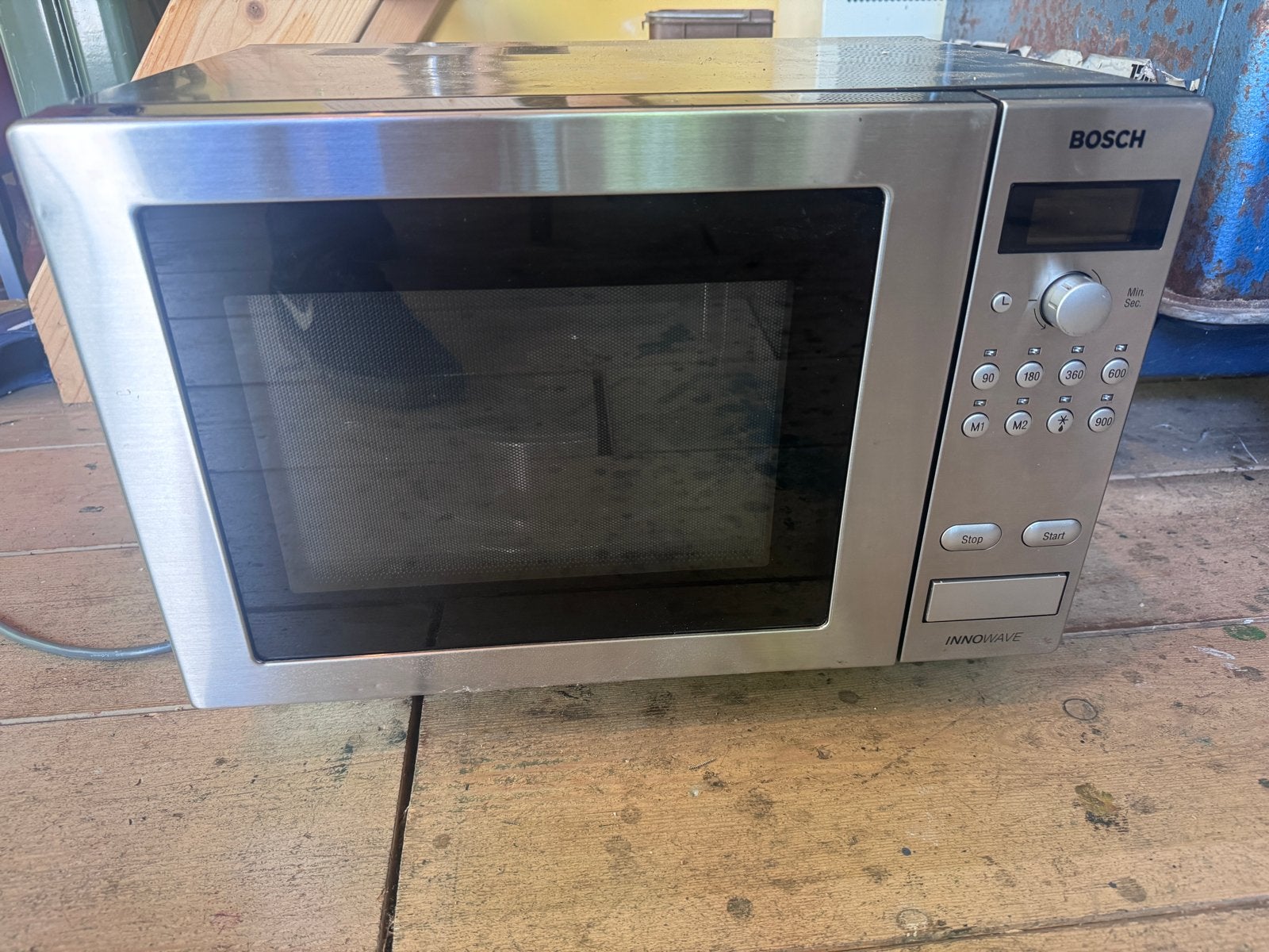 Bosch Innowave Magnetron - RVS, Ophalen, Gebruikt, Magnetron, Draaiplateau