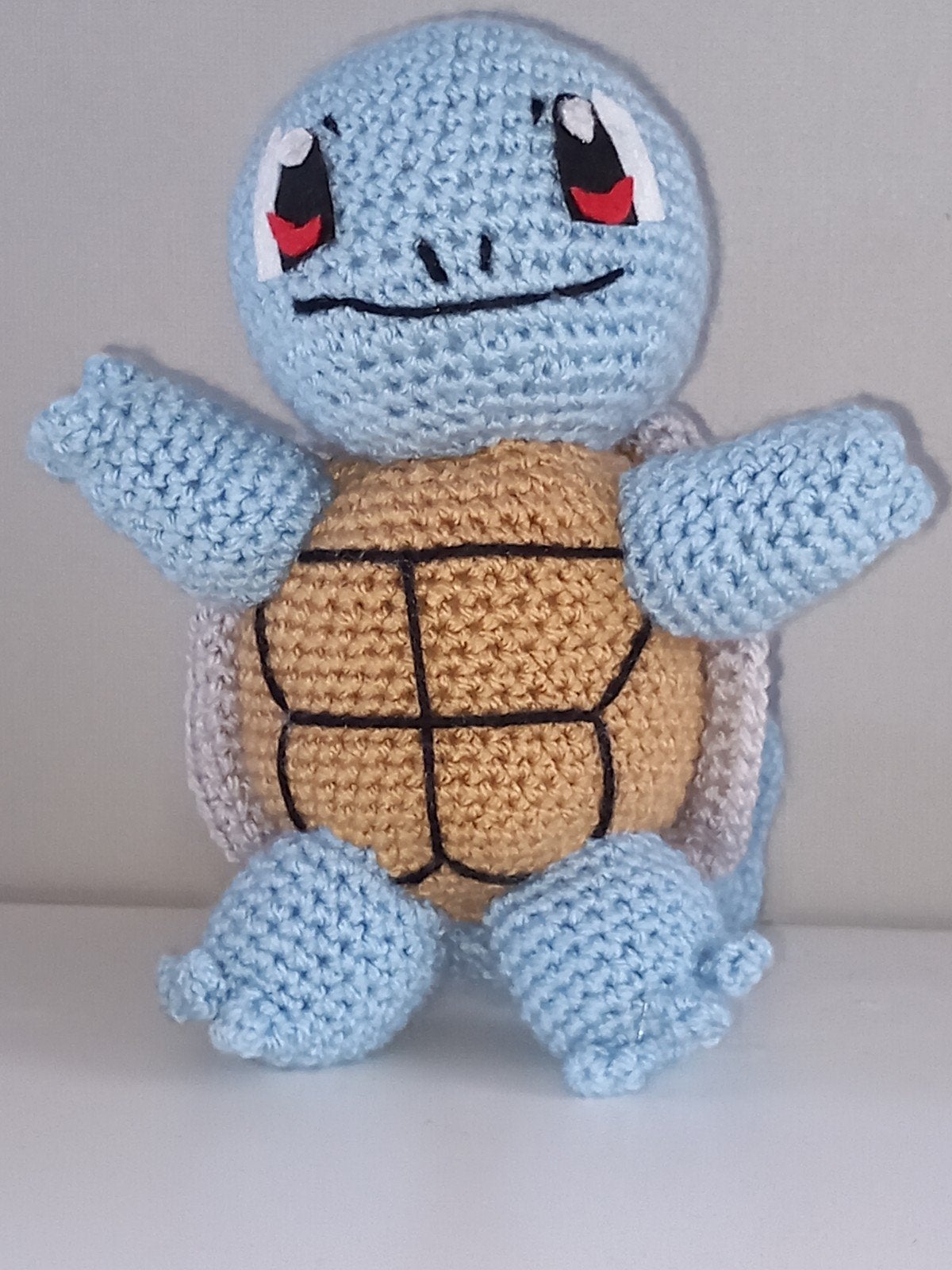 Gehaakte Squirtle Knuffel - Pokémon, Overige merken, Handgemaakt, Overige typen, Blauw