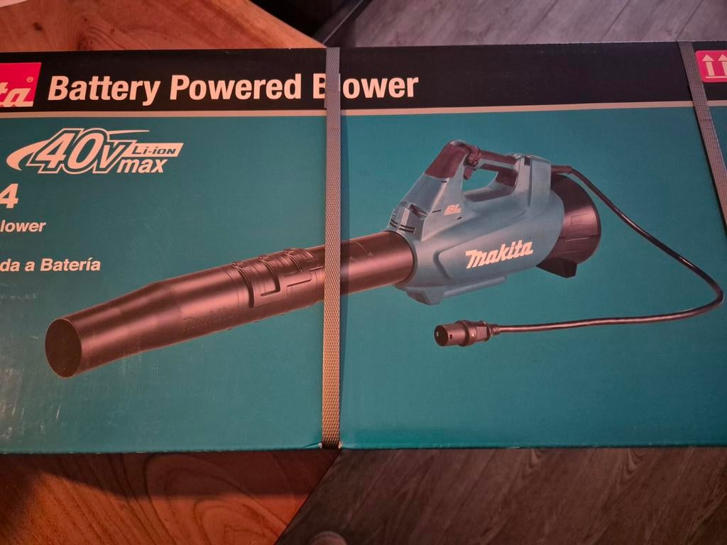 MAKITA bladblazer 40v nieuw met ruggedragen powerpack, Ophalen, Nieuw