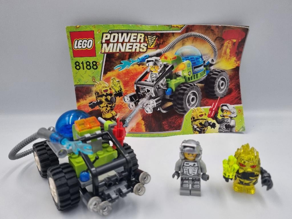 Lego Power miners 8188 Fire Blaster, Ophalen, Compleet, City, Lego