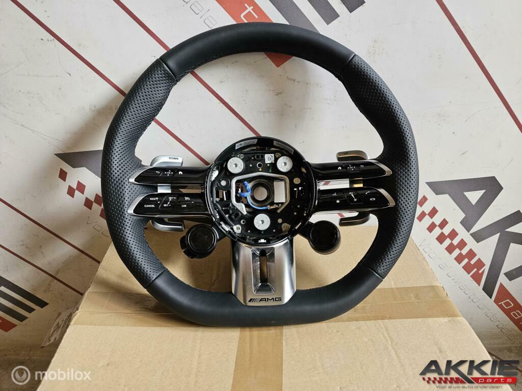 mercedes AMG stuur GT leder stuurwiel amg, Gebruikt, Ophalen of Verzenden