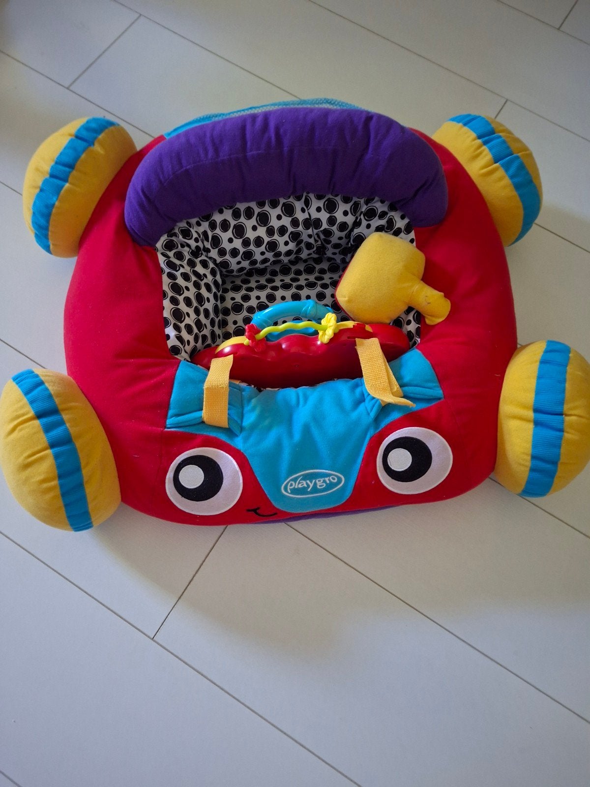 Playgro muzikale auto zitkussen, Ophalen, Zo goed als nieuw, Auto