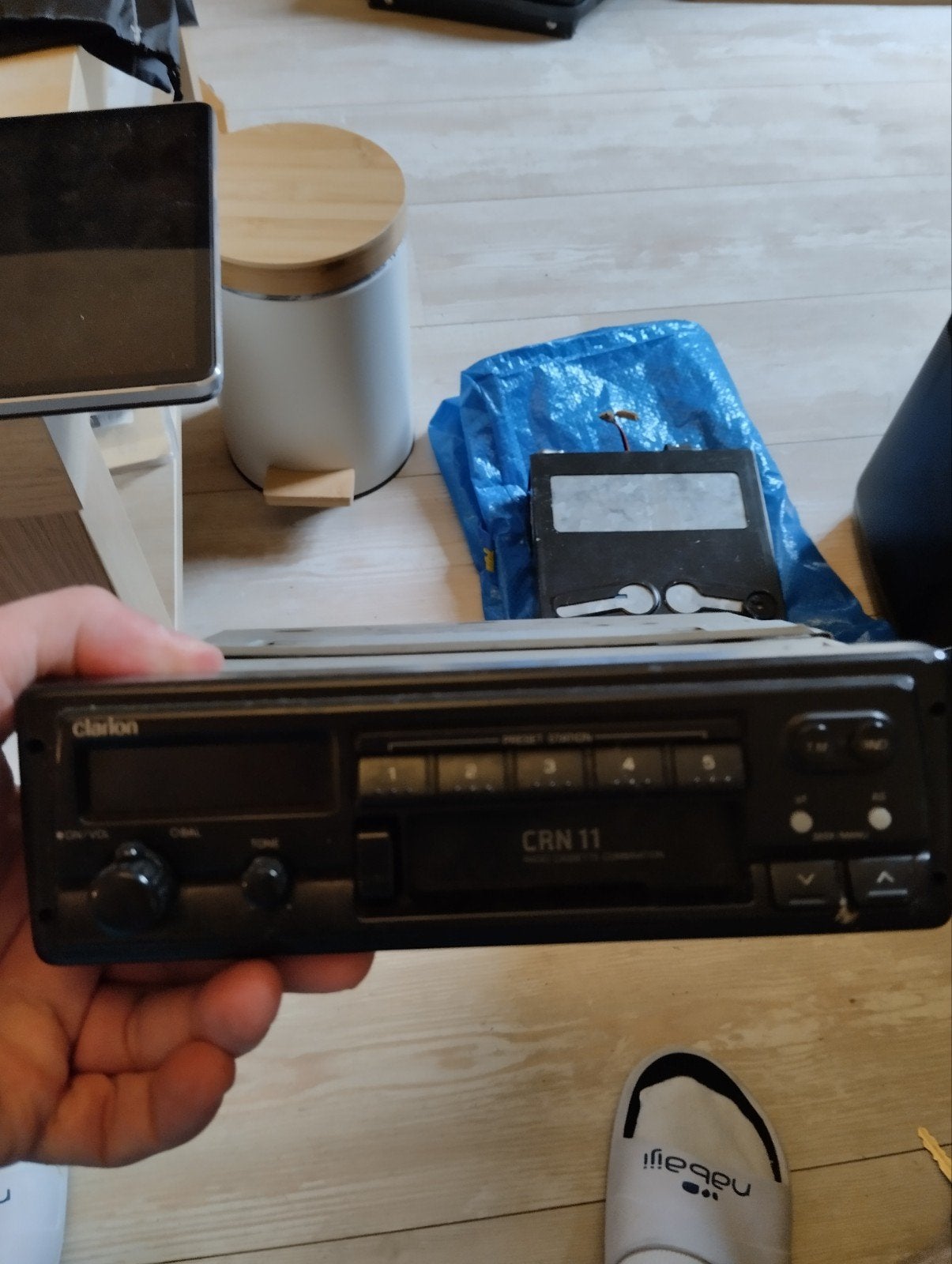 Clarion CRN 11 Cassettespeler Autoradio, Ophalen of Verzenden