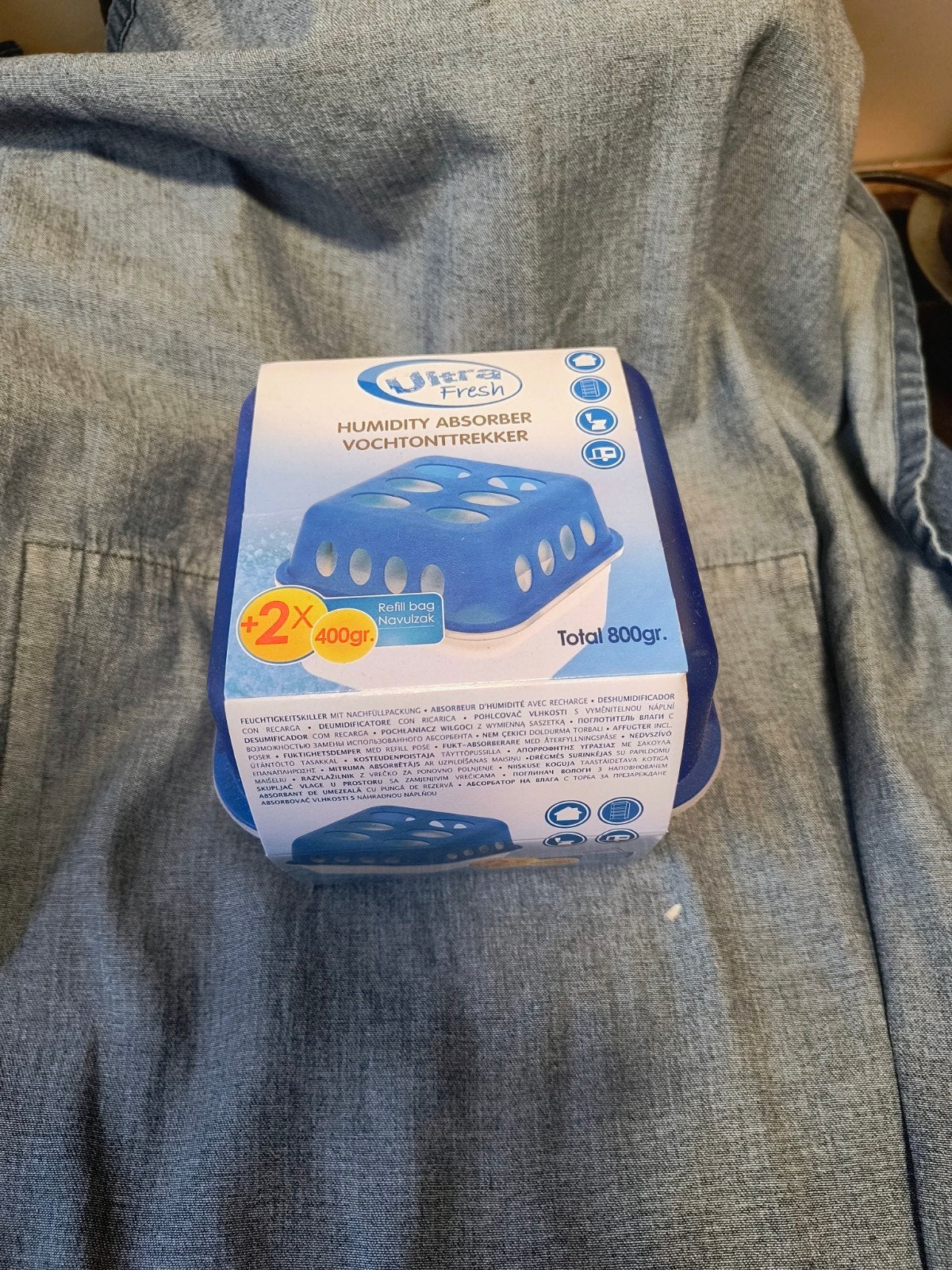 Vochtvreter nieuw - dubbele vulling, Ophalen