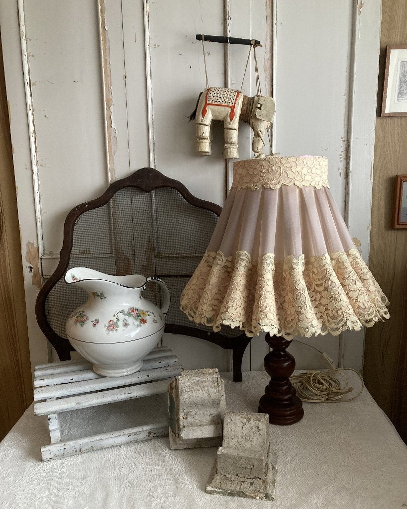 Brocante olifantje - raamhor - tafellamp - kan / vaas, Antiek en Kunst, Ophalen of Verzenden