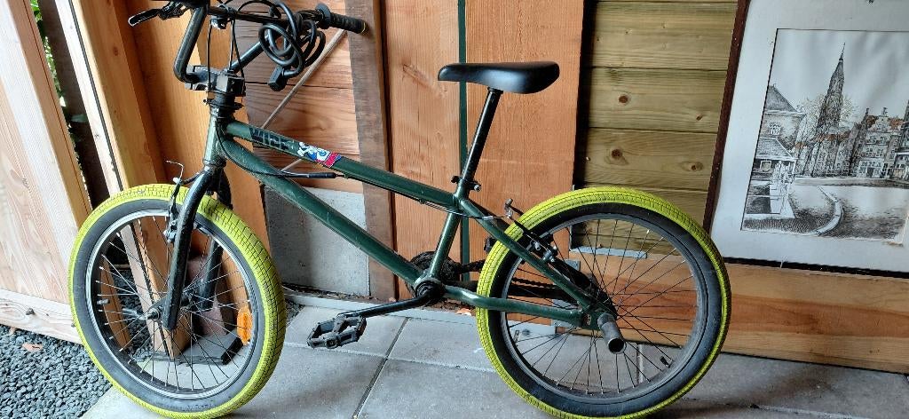 BMX, Fietsen en Brommers, Fietsen | Crossfietsen en BMX, Ophalen, Staal, Wipe  van Decatlon, Voetsteunen