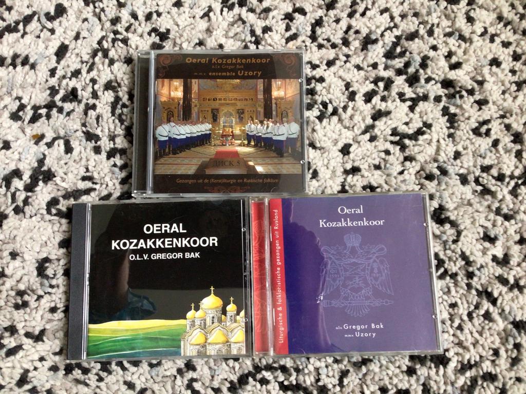 3 CD’s OERAL KOZAKKENKOOR OLV Gregor Bak🌼 €5,00 per stuk, Cd's en Dvd's, Ophalen of Verzenden, Zo goed als nieuw, Aziatisch