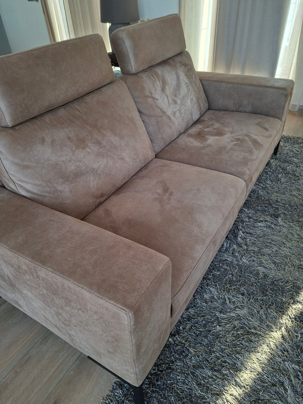 t.k electrische.relaxbank met accu, Huis en Inrichting, Ophalen, 150 tot 200 cm, Tweepersoons, Zo goed als nieuw