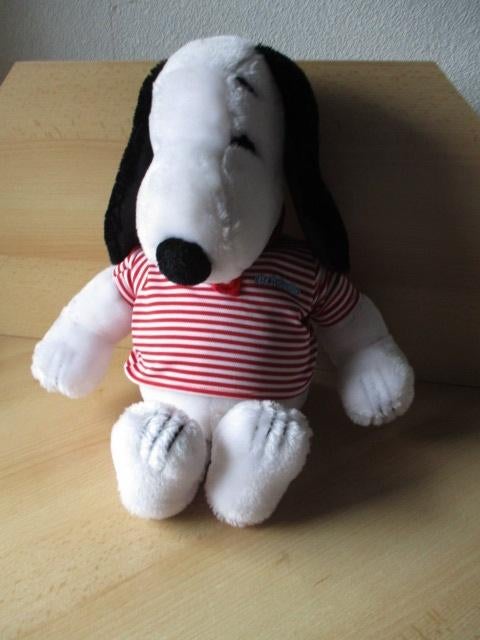 Snoopy pluche  rood gestreept truitje Ciceioello  46cm, Ophalen of Verzenden, Gebruikt