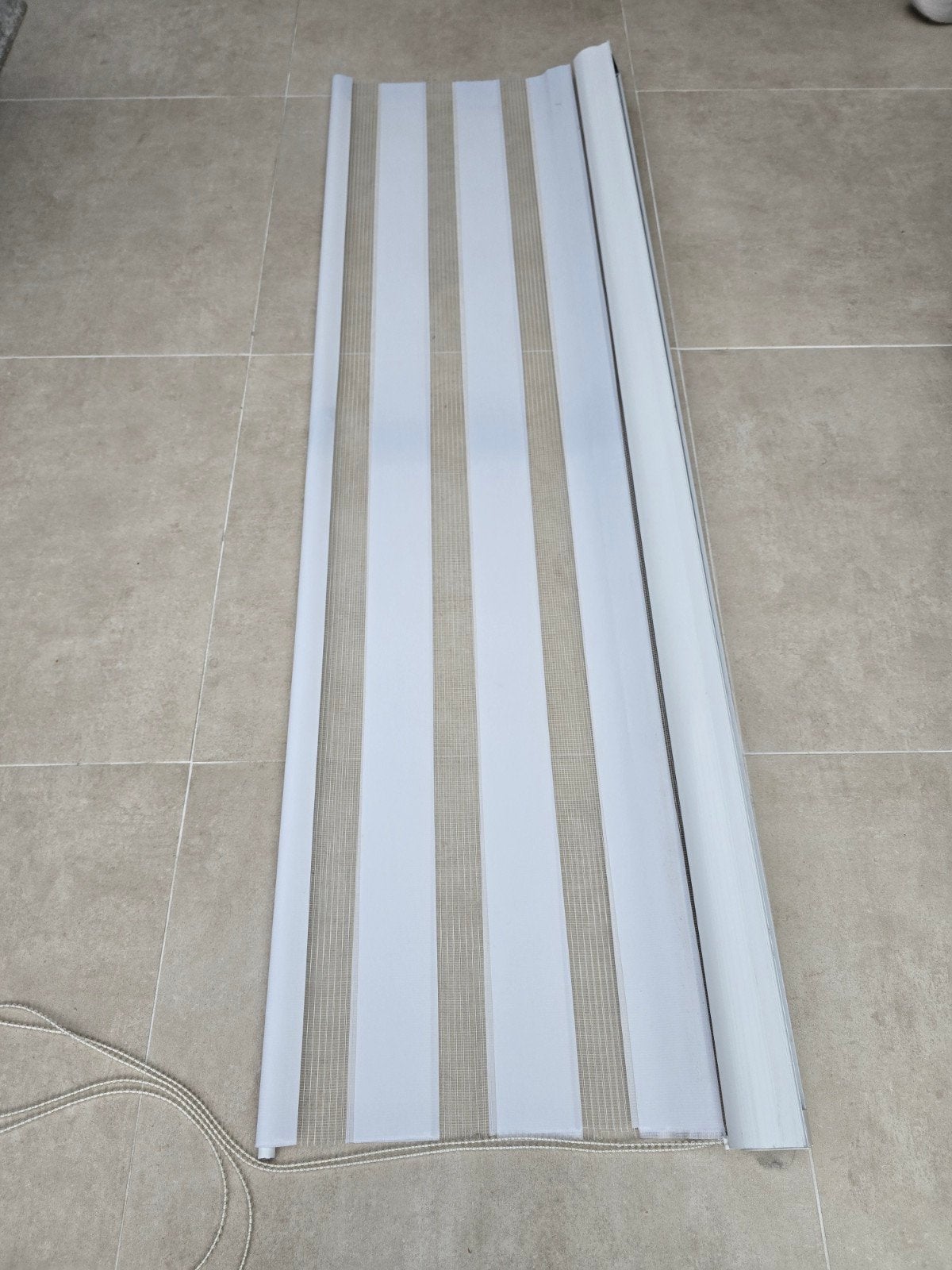 Duo rolgordijnen wit 160x180cm, Ophalen of Verzenden, Zo goed als nieuw, 160 cm, 180 cm