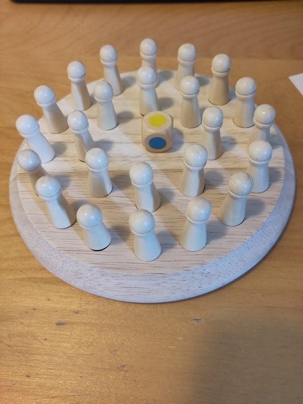 Hout memory spel, Ophalen, Zo goed als nieuw, Overige typen