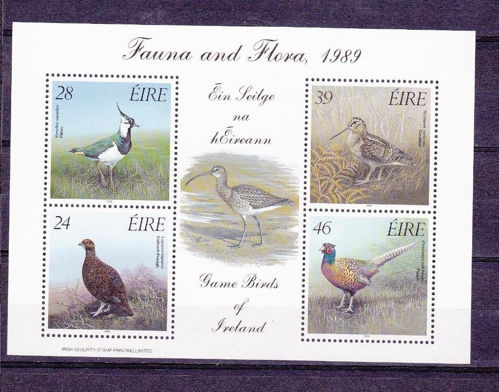 Ierland 1989 postfris vogels, Verzenden, Ierland, Postfris
