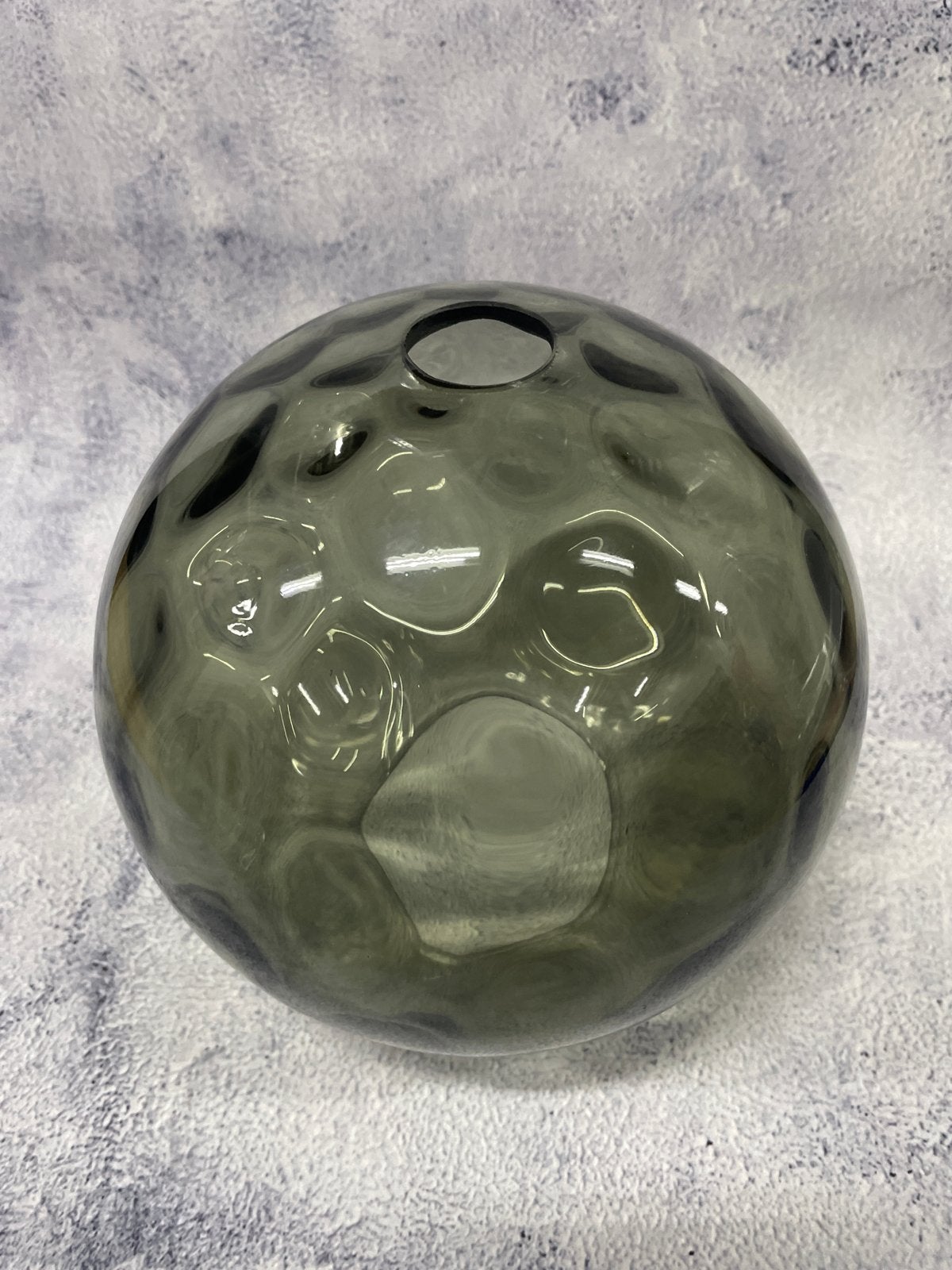Made Ilaria Hanglamp Glazen Bol Groen Grijs Smoke 20 cm, Huis en Inrichting, Ophalen of Verzenden, Zo goed als nieuw