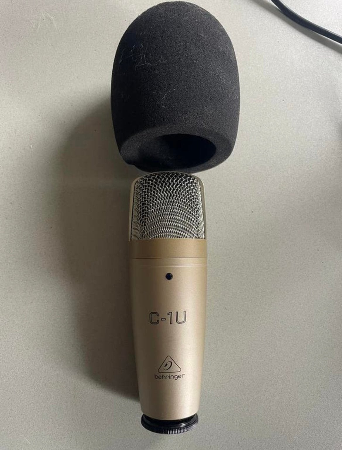 Behringer C1-U USB condensator microfoon met knikarm, Ophalen of Verzenden, Zo goed als nieuw, Studiomicrofoon
