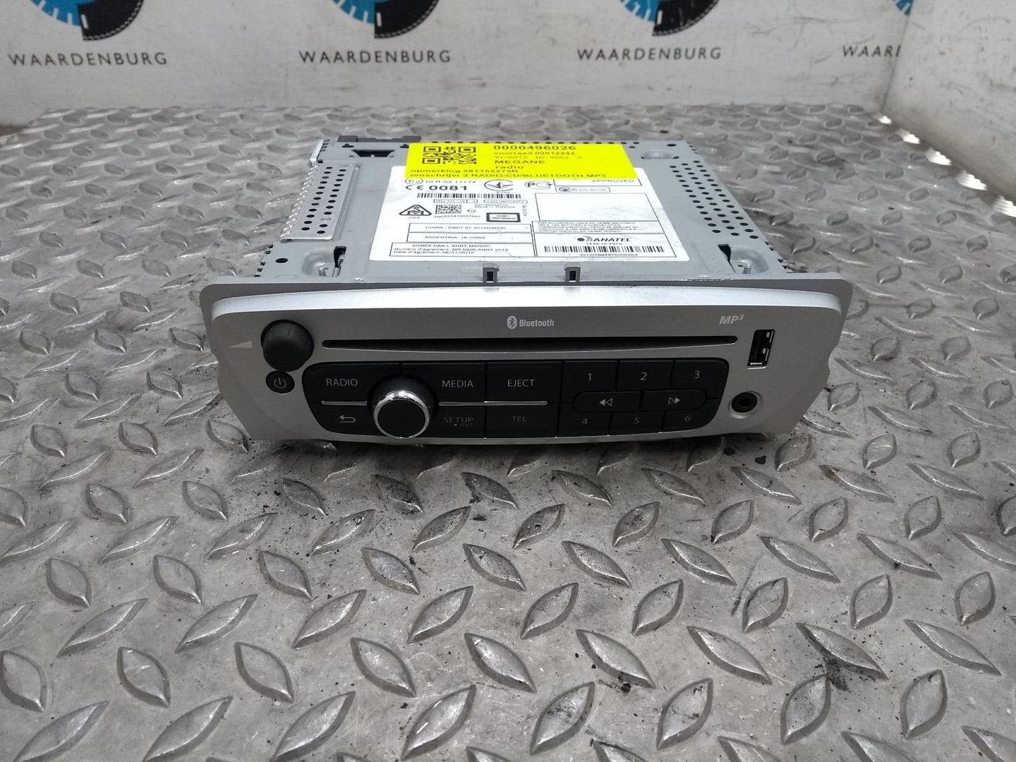 RENAULT MEGANE 1.5 DCI DYNAMIQUE 5D RADIO 2012, Ophalen of Verzenden, Gebruikt, ARN erkend