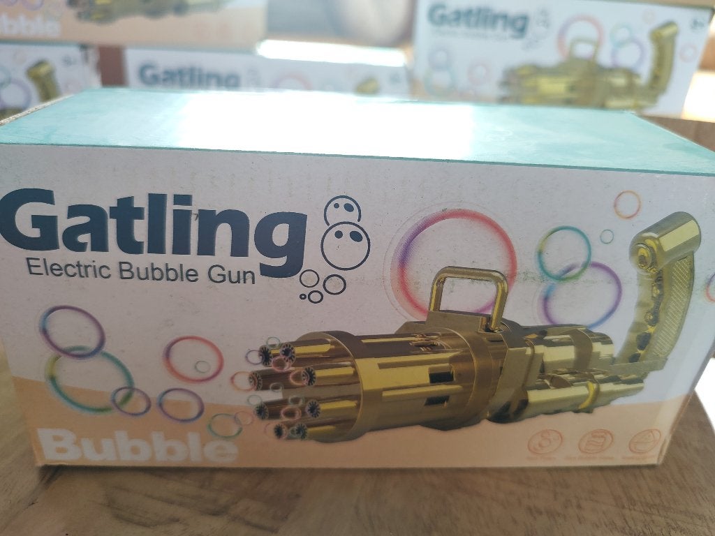 Bellenblaas geweer, electric bubble gun (eventueel 8 stuks), Ophalen of Verzenden, Nieuw