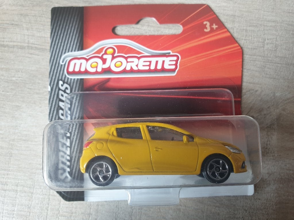 Majorette 221G - Renault Clio Sport [geel] 1/64 MIB, Ophalen of Verzenden, Nieuw, Auto