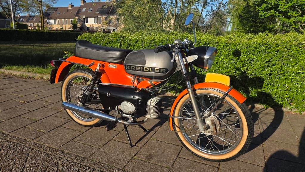 Kreidler RM 1974 3 bak voetgeschakeld, Maximaal 45 km/u, Florett RM, 3 versnellingen, 49 cc