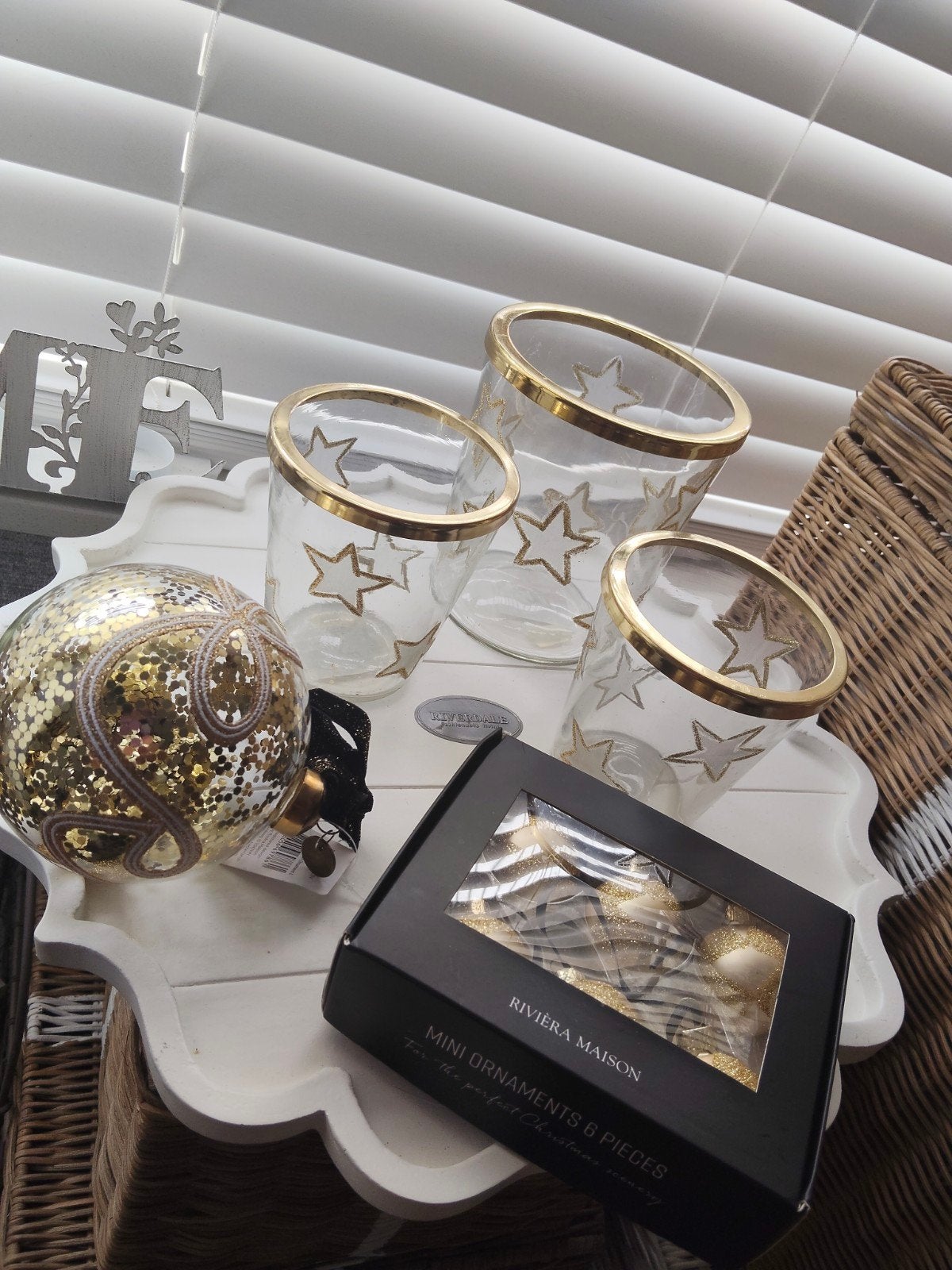 Riviera Maison set goud, Ophalen of Verzenden, Zo goed als nieuw
