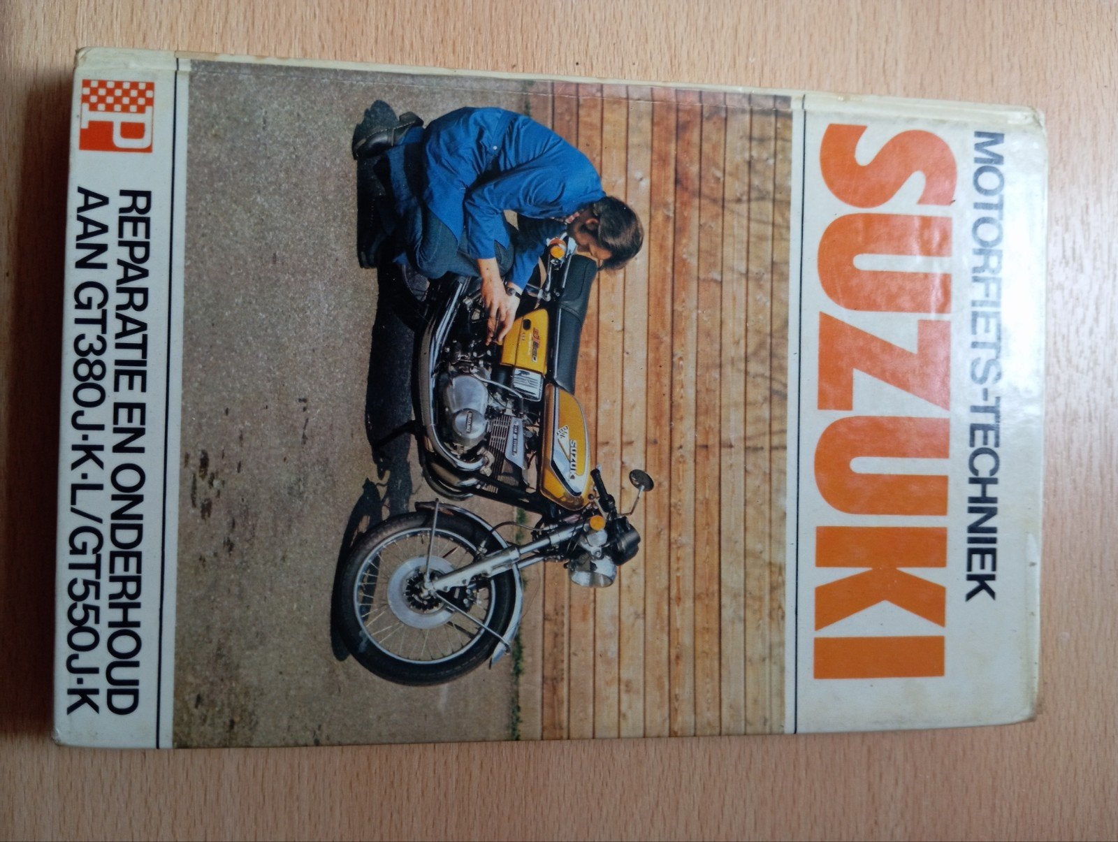werkplaatshandboek Suzuki GT380/GT550, Ophalen of Verzenden, Suzuki