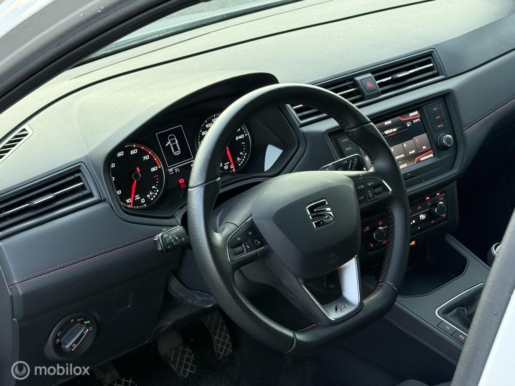 Seat Ibiza 1.0 TSI FR 17'Inch|LED|Cruise|Stoelverwarming, Auto's, Seat, Voorwielaandrijving, Stof, Automatische klimaatregeling