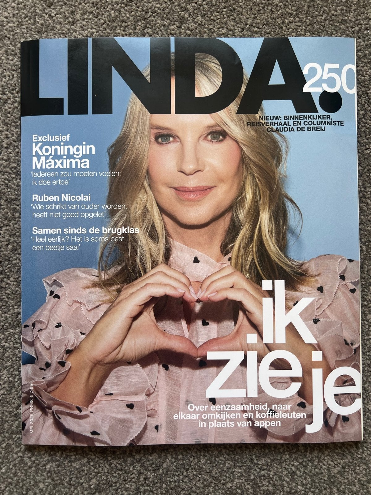Linda tijdschrift mei 2025, Ophalen of Verzenden, Zo goed als nieuw, Damesbladen