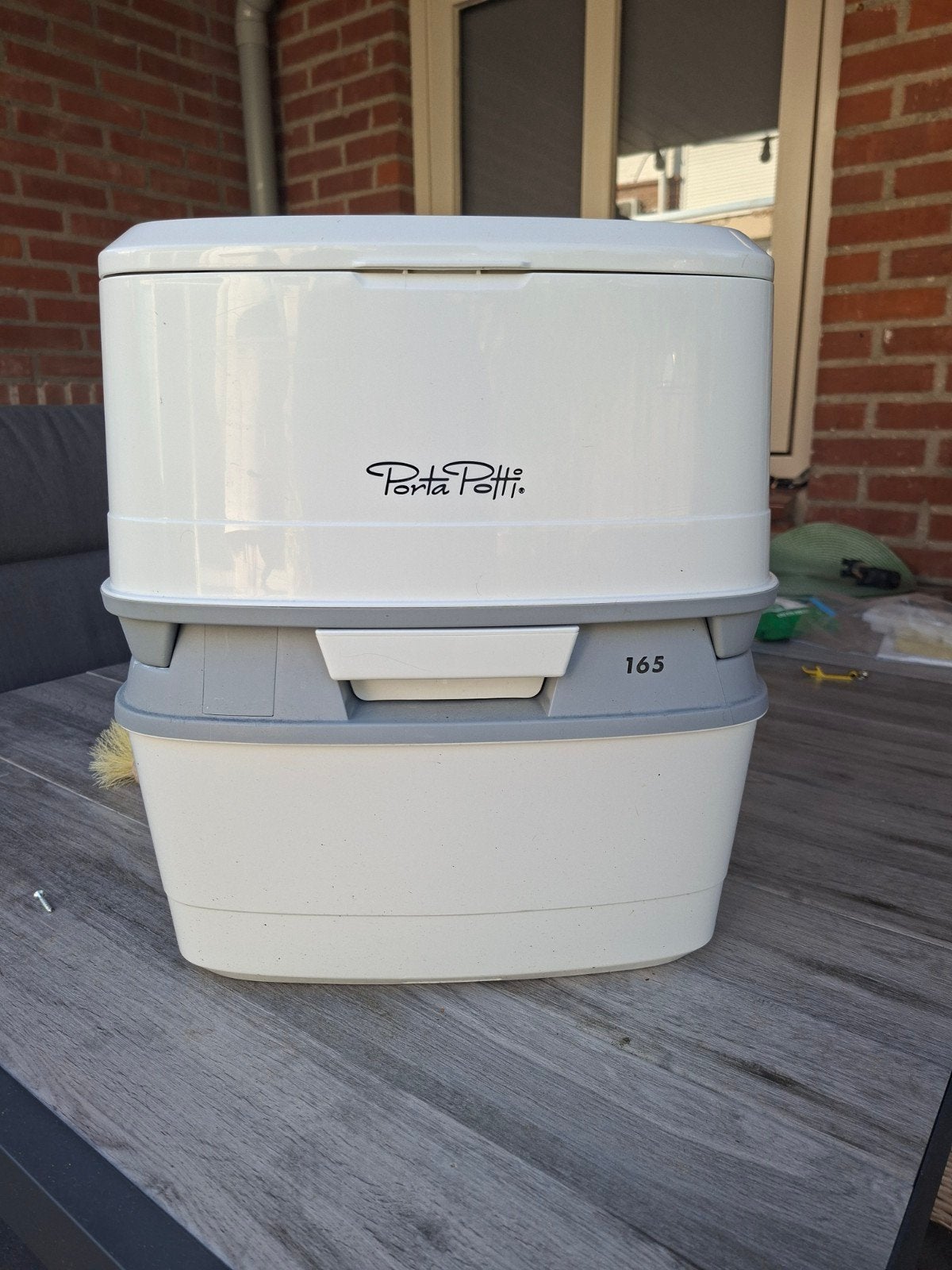 Porta Potti 165 draagbaar toilet - Ideaal voor camping, Ophalen, Zo goed als nieuw
