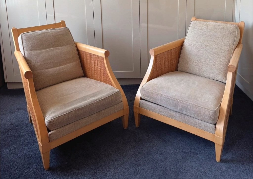 Soft Breeze Clubfauteuil Een ontwerp van John Hutton, Huis en Inrichting, Fauteuils, Gebruikt, Design John Hutton, 75 tot 100 cm