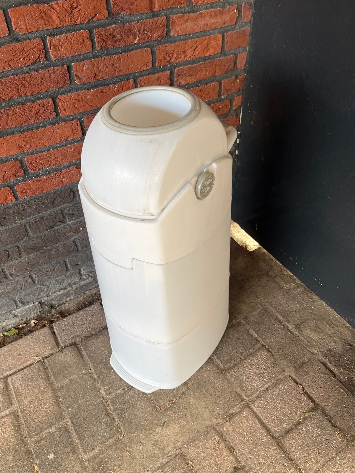 Witte luieremmer,, Ophalen, 50 – 75, Kunststof, Gebruikt