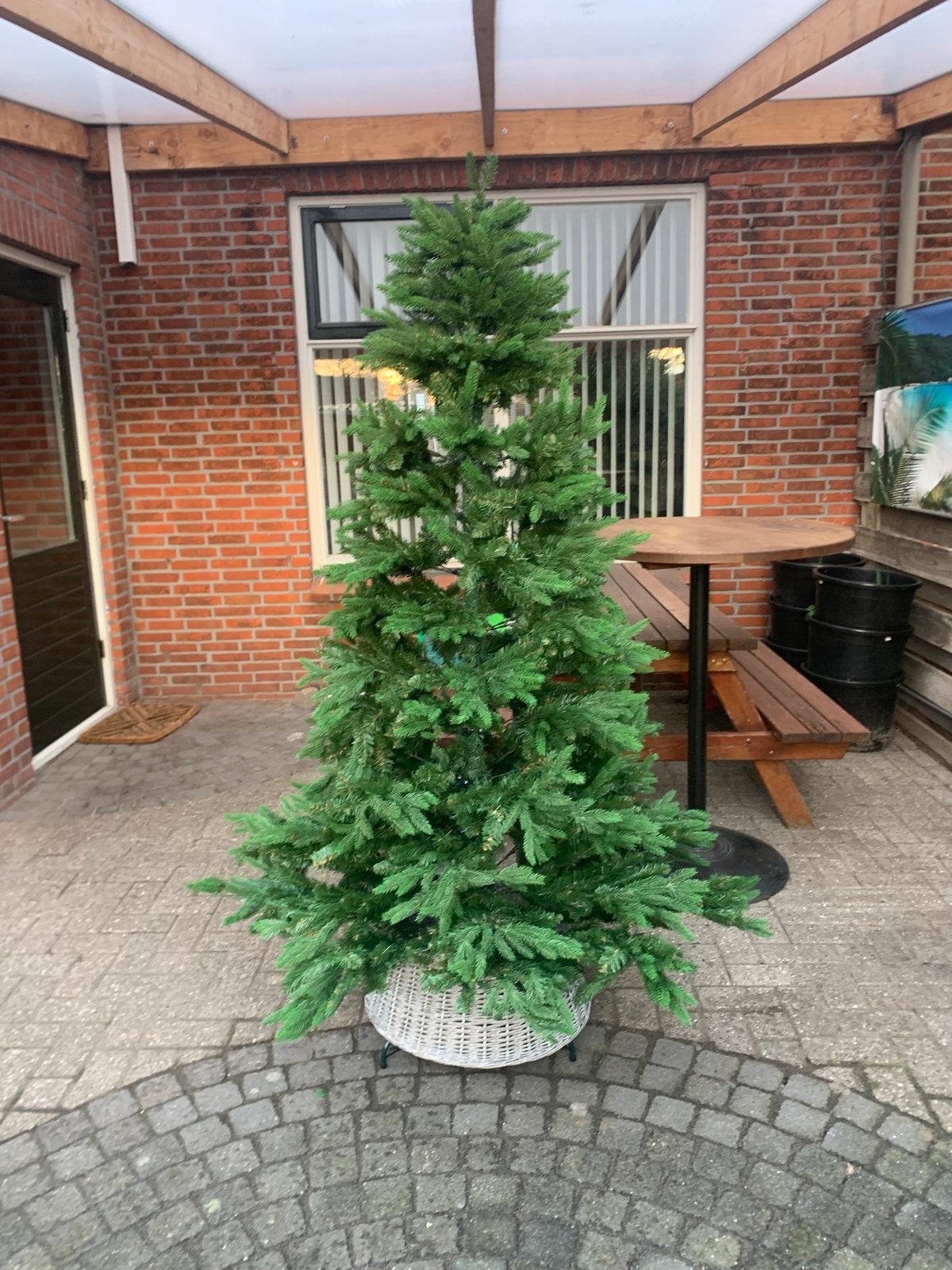 Te koop kunst kerstboom, Diversen, Ophalen, Gebruikt