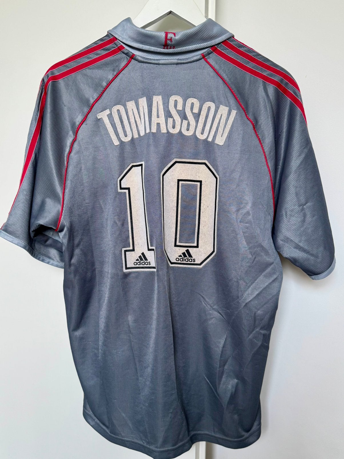 Feyenoord Rotterdam 1999 2000 John Tomasson Nummer 10 maat M, Maat M, Ophalen of Verzenden, Gebruikt, Shirt