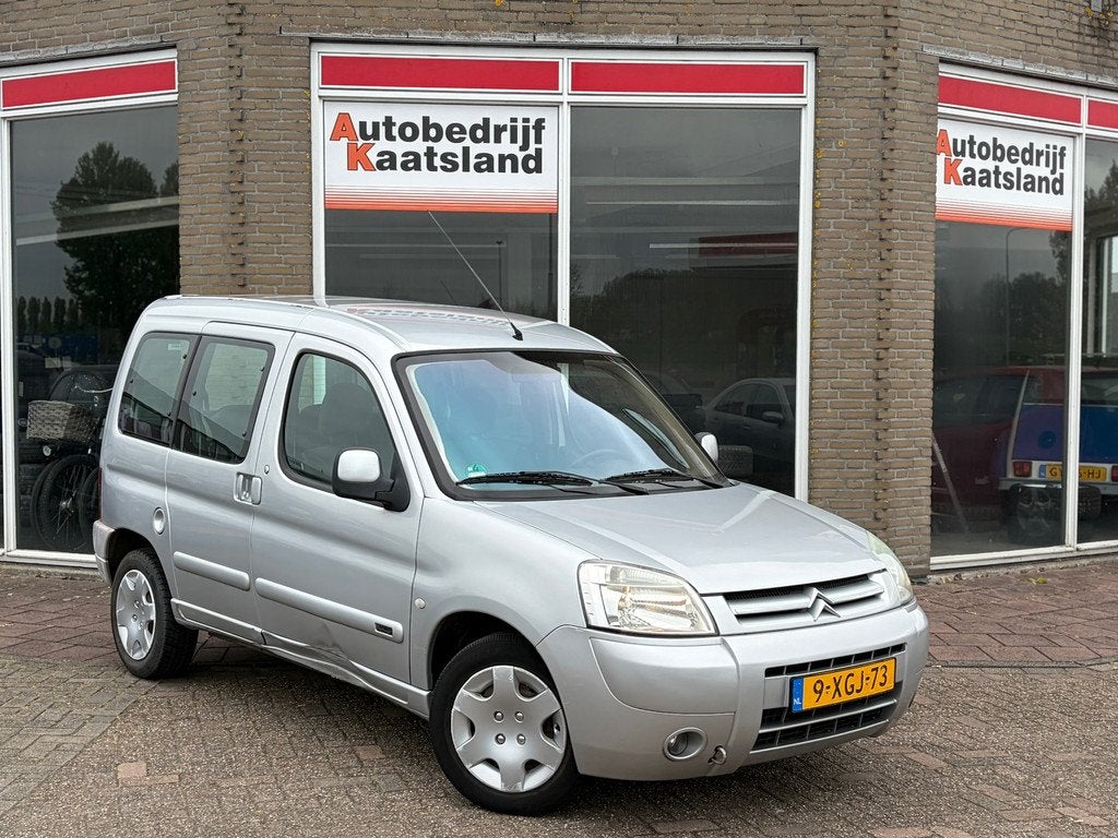 Citroen Berlingo 1.6i Multispace - Airco - Cruise -, Voorwielaandrijving, Stof, Gebruikt, Zwart