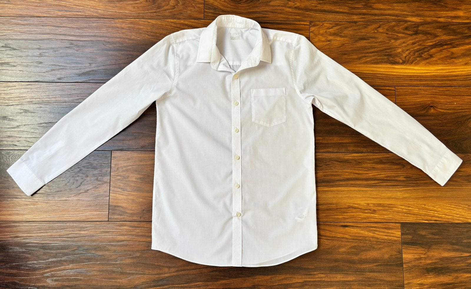 Jongens overhemd maat 158 – wit, Ophalen of Verzenden, Zo goed als nieuw, Jongen, Overhemd of Blouse