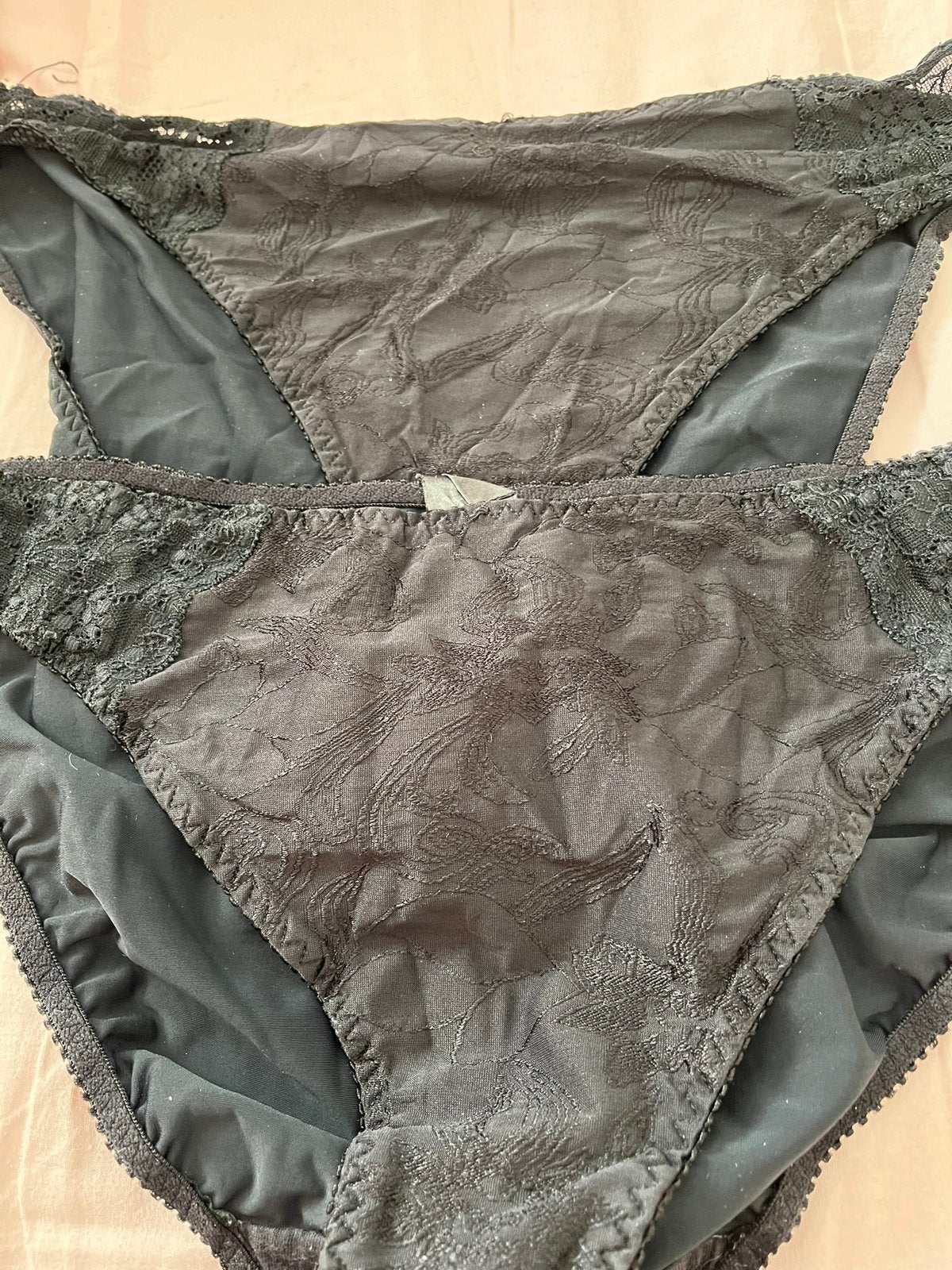 Zwarte slipjes maat m, Verzenden, Zwart, Slip