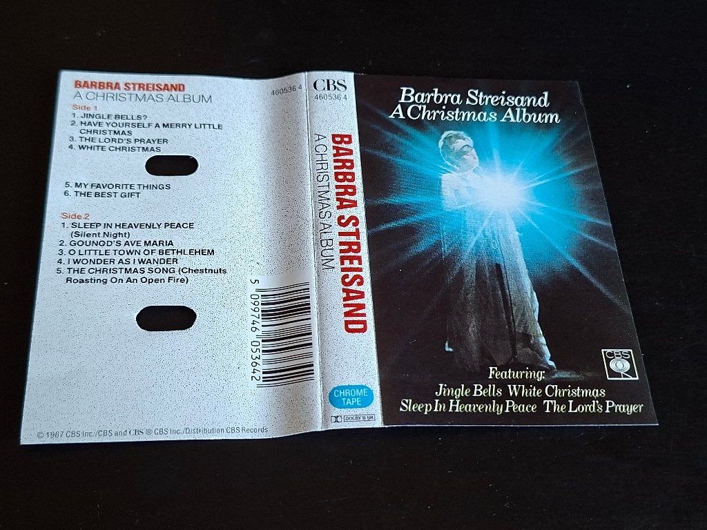 BARBRA STREISAND - A CHRISTMAS ALBUM (MC), Overige genres, 1 bandje, Ophalen of Verzenden, Zo goed als nieuw