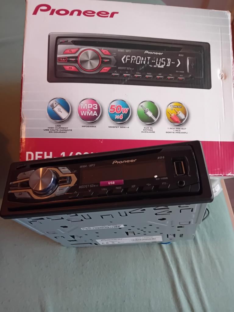 Pioneer Autoradio met USB., Ophalen of Verzenden, Zo goed als nieuw